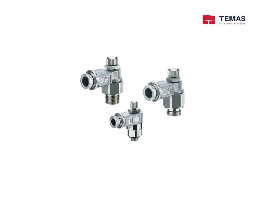 VAN ĐIỀU KHIỂN KIM LOẠI VỚI ỐNG MỘT CHẠM SMC ASB